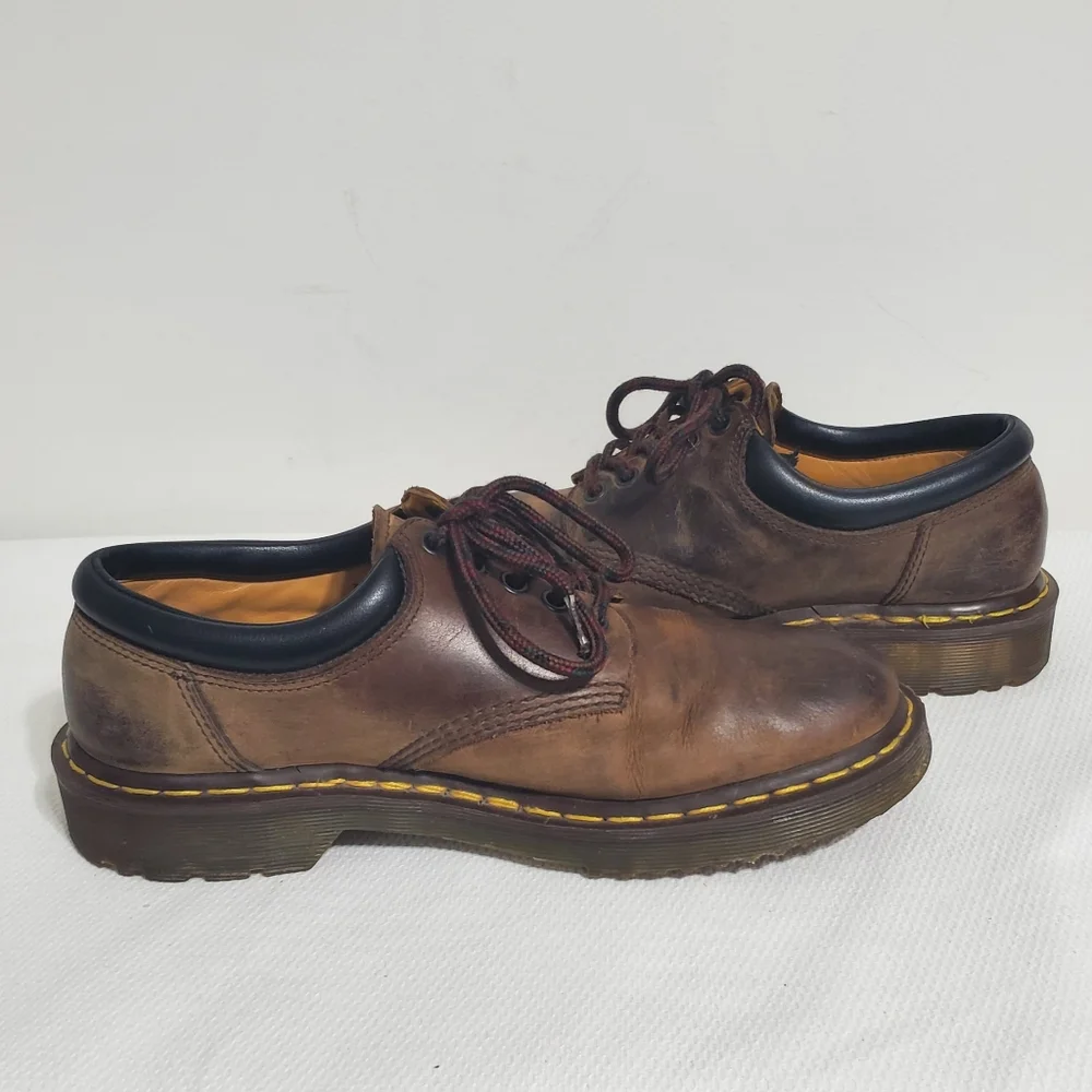 Dr. Martens 8053 Brown Leather Oxford Shoes Mens Size 10